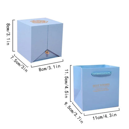 Eternal Rose Jewelry Gift Box with Drawer