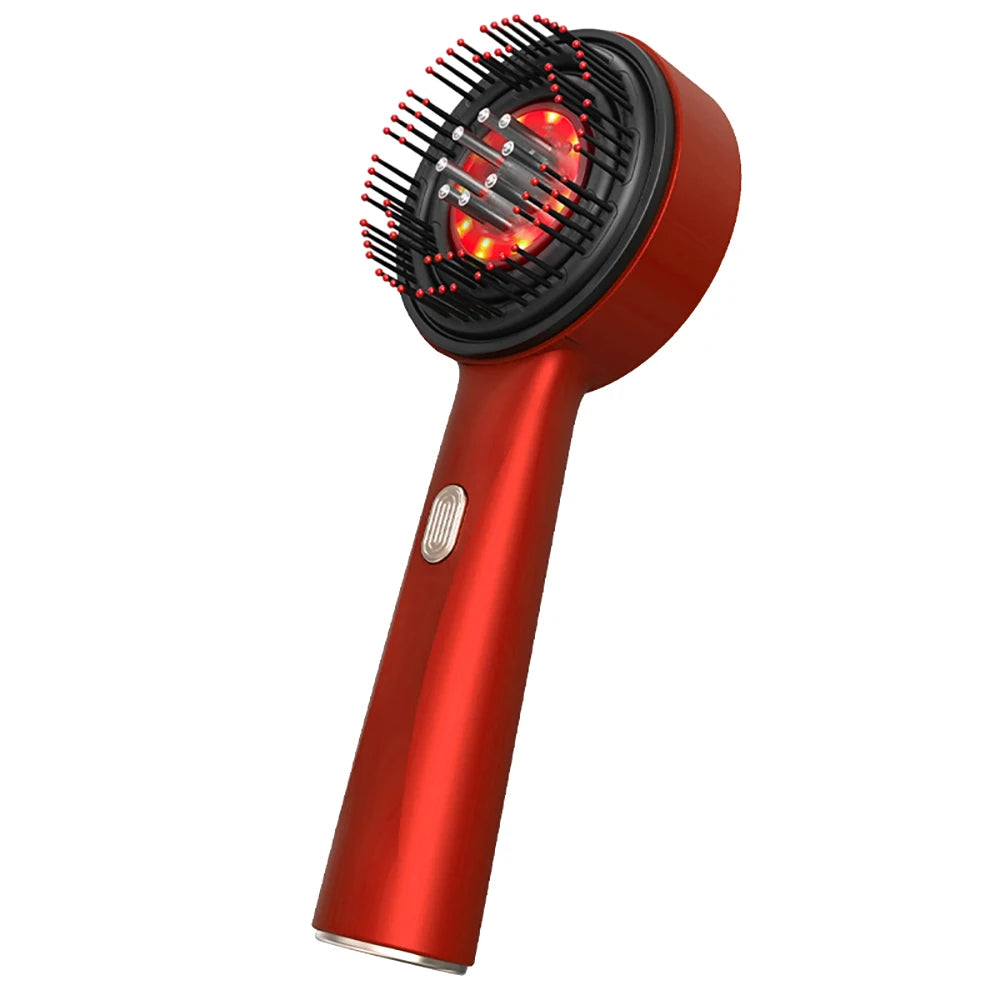 Red Light Therapy Scalp Massage Comb with Liquid Applicator