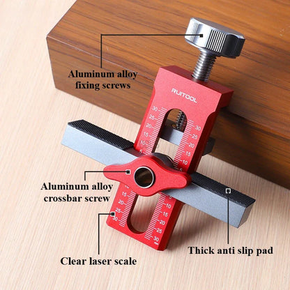 Adjustable Aluminum Alloy Cabinet Door Installation Jig