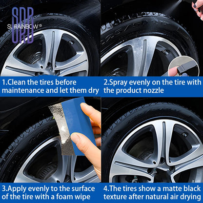 Glossy Wet Look Tire Shine Spray – Protects & Enhances Tire Finish