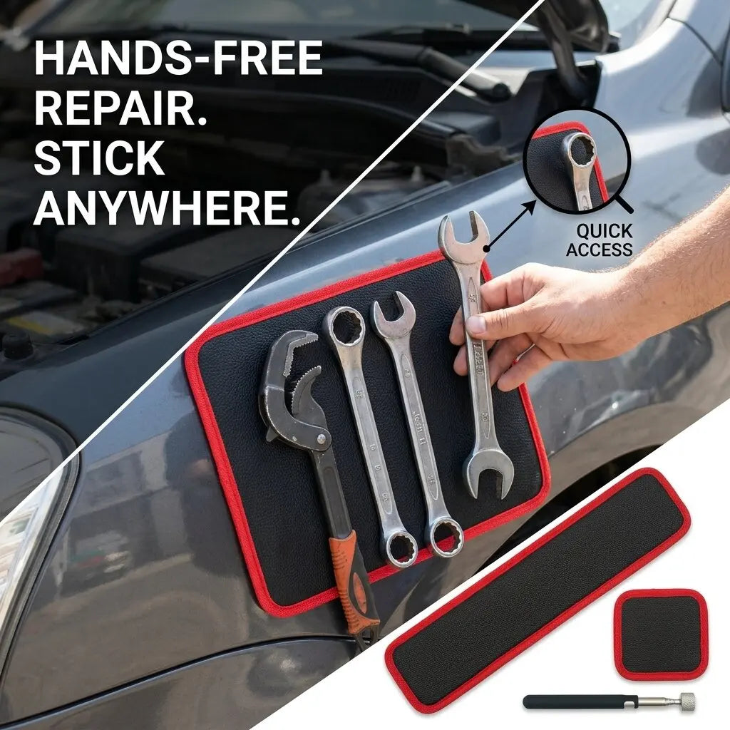 Magnetic Tool Mat – Flexible Workshop Tool & Parts Organizer