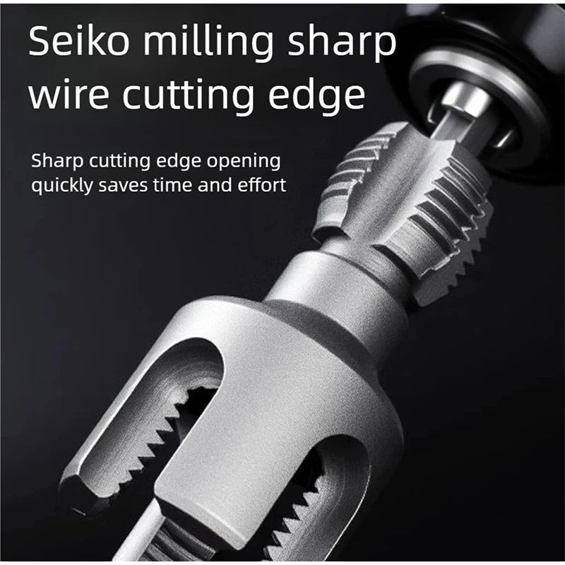 Dual-Function Pipe Threading Tool – Internal & External Threads for Plastic Pipes