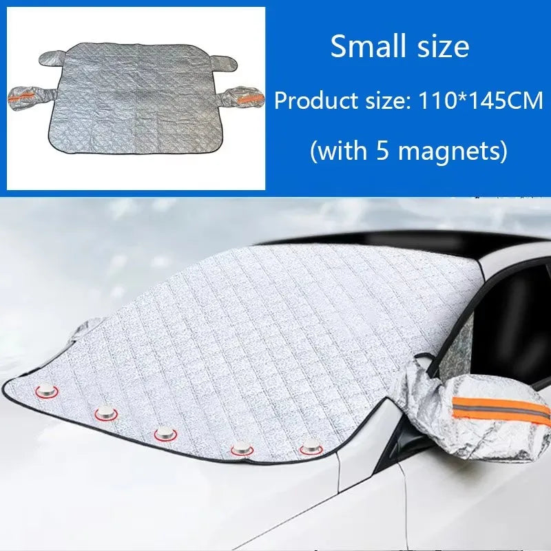 All-Season Car Windshield Cover with Side Mirror Protection