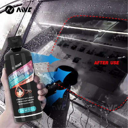 Car Glass Polishing & Oil Film Remover – Advanced Windshield Cleaner