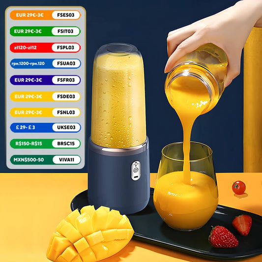 Wireless Portable Juicer Blender – Fresh Juice Anytime, Anywhere