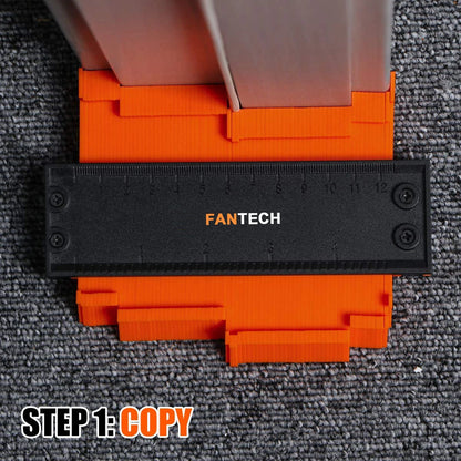 Precision Contour Gauge with Lock – Shape Duplicator Tool for Woodworking, Tiling & DIY Projects