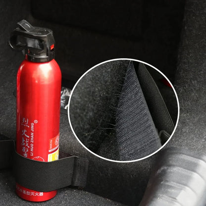 Adjustable Car Trunk Organizer Strap – Fire Extinguisher & Gear Fixing Belt