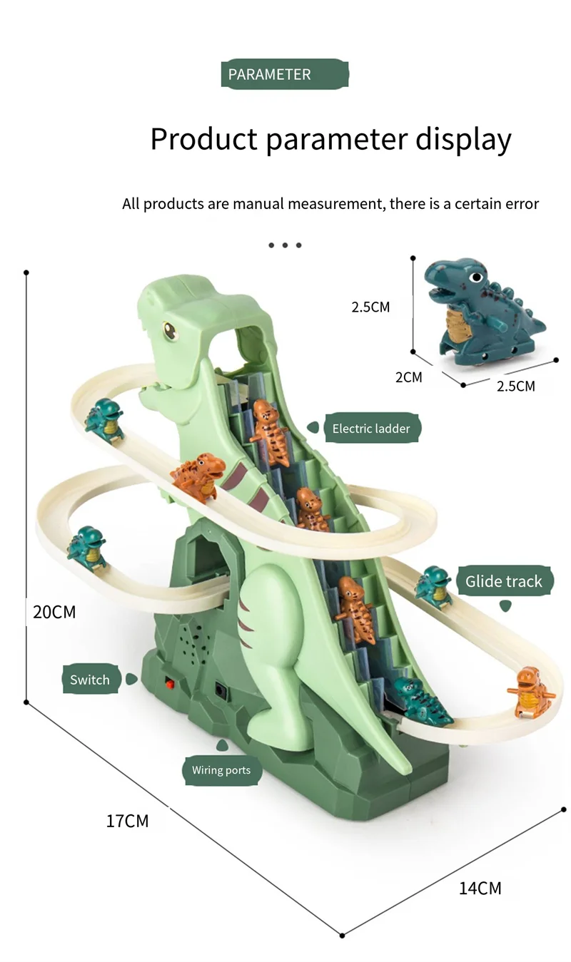 Dino-Glide Electric Slide Track Playset