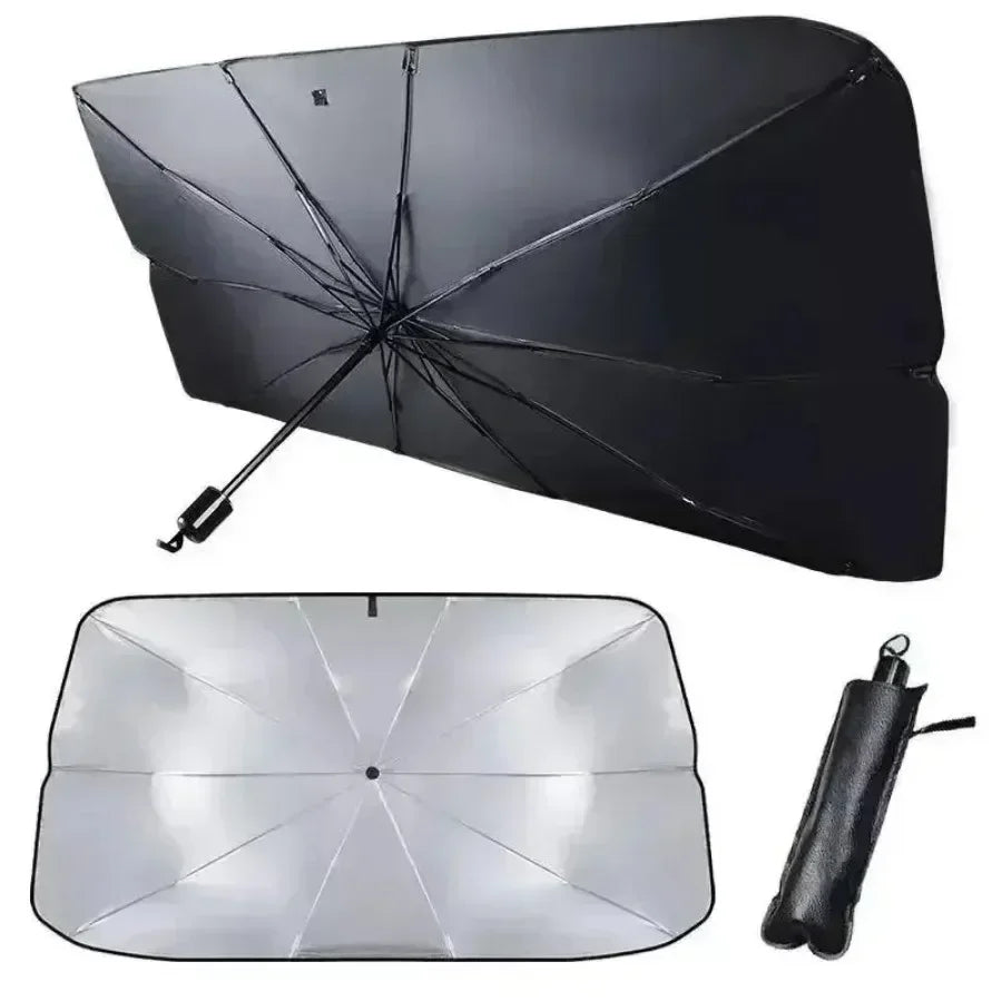 Foldable Car Windshield Sunshade Umbrella - Ultimate Heat and UV Protection