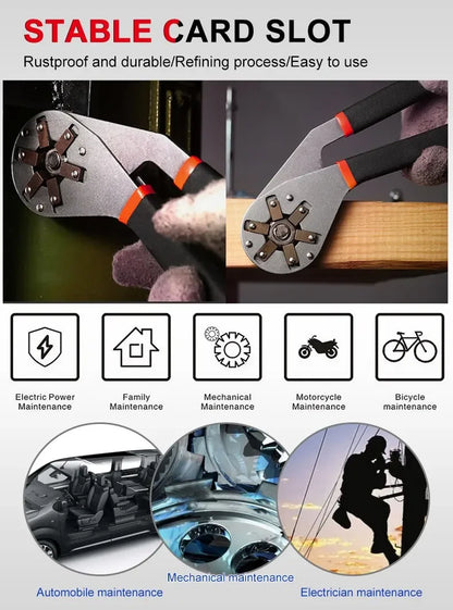 Adjustable 6/8-Inch Magic Wrench – Multifunctional Hand Tool for Home Repairs