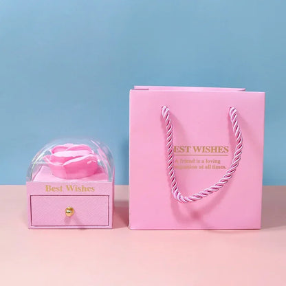 Eternal Rose Jewelry Gift Box with Drawer