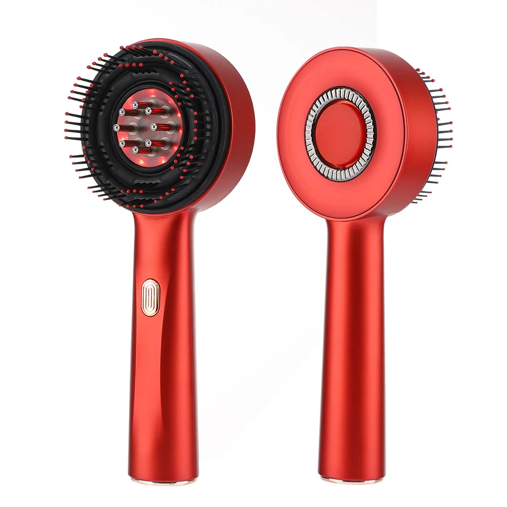 Red Light Therapy Scalp Massage Comb with Liquid Applicator