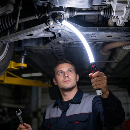 Flexible Rechargeable LED Work Light – 27" Bendable 800LM Inspection Light