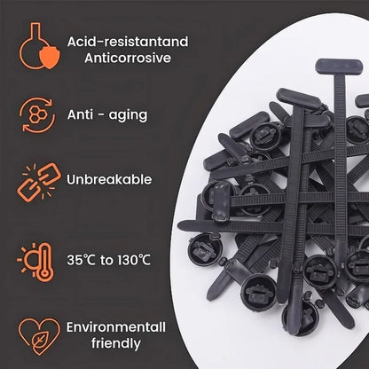 Universal Automotive Fastening Clips – Self-Locking Nylon Repair Clips