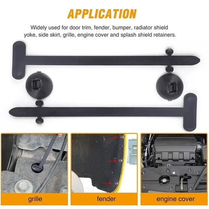 Universal Automotive Fastening Clips – Self-Locking Nylon Repair Clips
