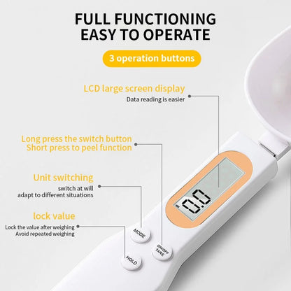 Digital Kitchen Spoon Scale - Precision 500g/0.1g