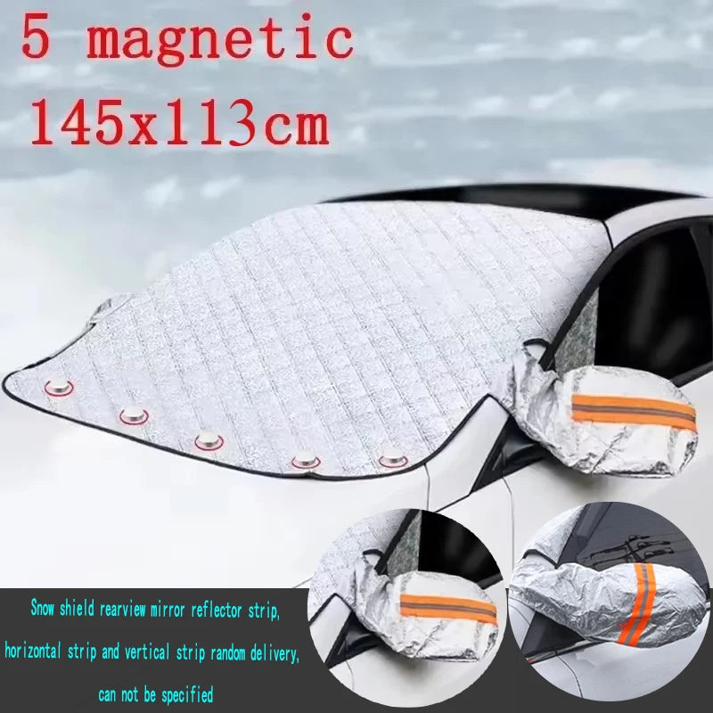 All-Season Car Windshield Cover with Side Mirror Protection