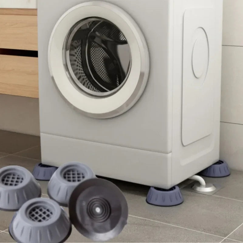 4-Pack Anti-Vibration Pads for Washing Machines & Furniture