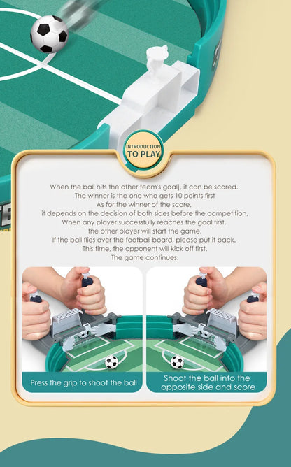 Mini Tabletop Football Game – Portable Interactive Soccer Toy for Kids & Family Fun