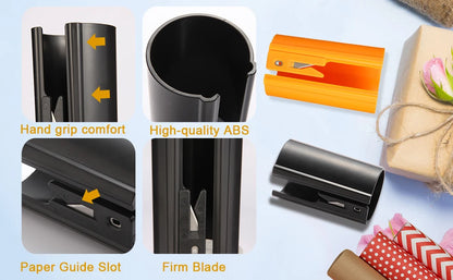 QuickWrap Cylindrical Wrapping Paper Cutter
