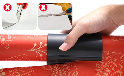 QuickWrap Cylindrical Wrapping Paper Cutter