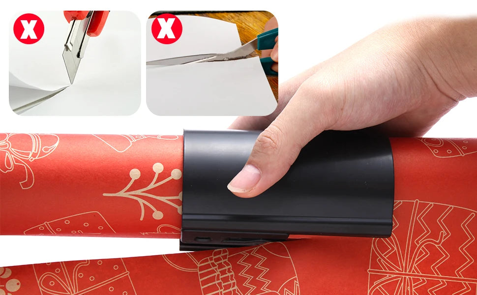 QuickWrap Cylindrical Wrapping Paper Cutter