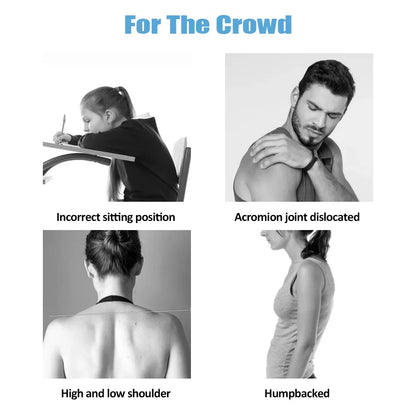 Smart Posture Corrector with Vibration Reminder – Adjustable Back Support for Adults & Kids
