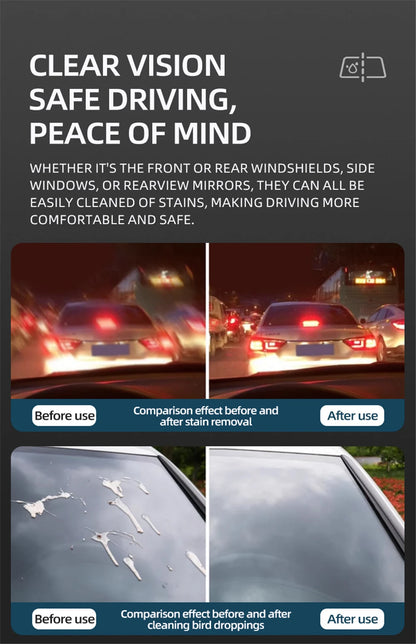 Magic Car Glass Oil Film Remover Sponge – Clear Vision in One Swipe