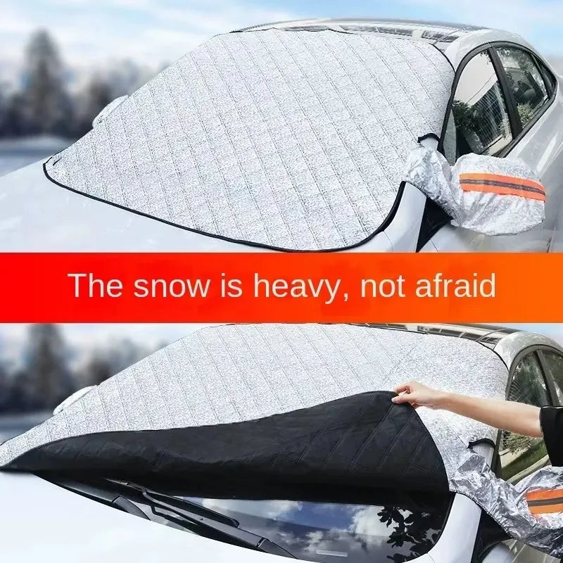 All-Season Car Windshield Cover with Side Mirror Protection