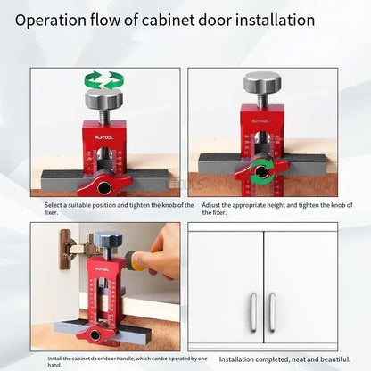 Adjustable Aluminum Alloy Cabinet Door Installation Jig