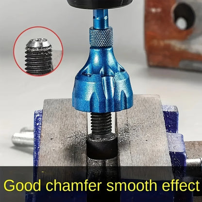 Precision Deburring Chamfer Tool – Quick Burr Remover for Bolts & Screws