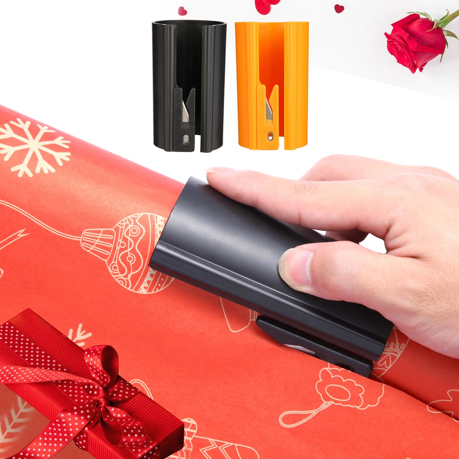 QuickWrap Cylindrical Wrapping Paper Cutter