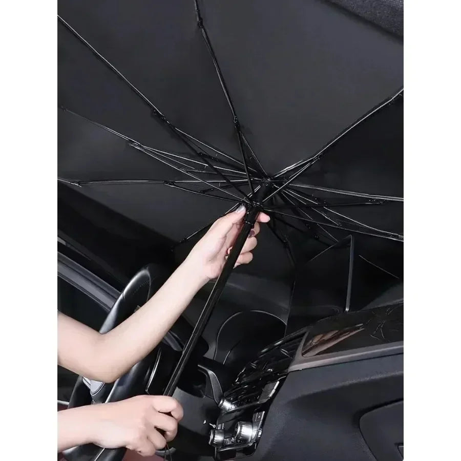 Foldable Car Windshield Sunshade Umbrella - Ultimate Heat and UV Protection