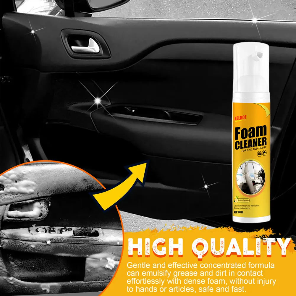 Multi-Purpose Foam Cleaner for Car & Home - Stain Remover & Surface Protector