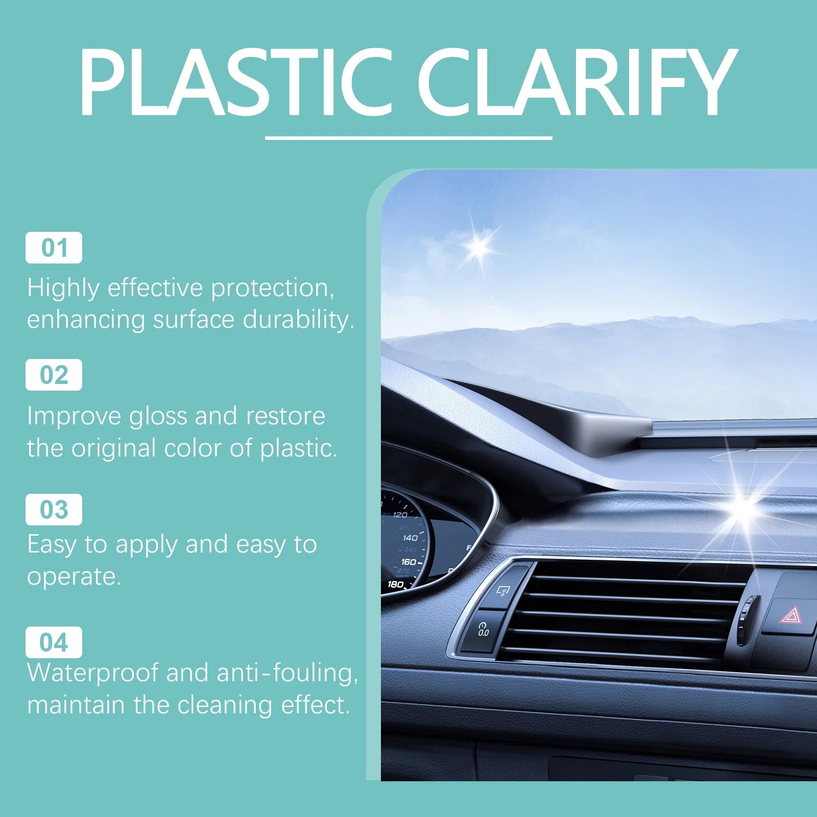 Restore Faded Plastic in 30 Seconds — Plastic Restorer Spray