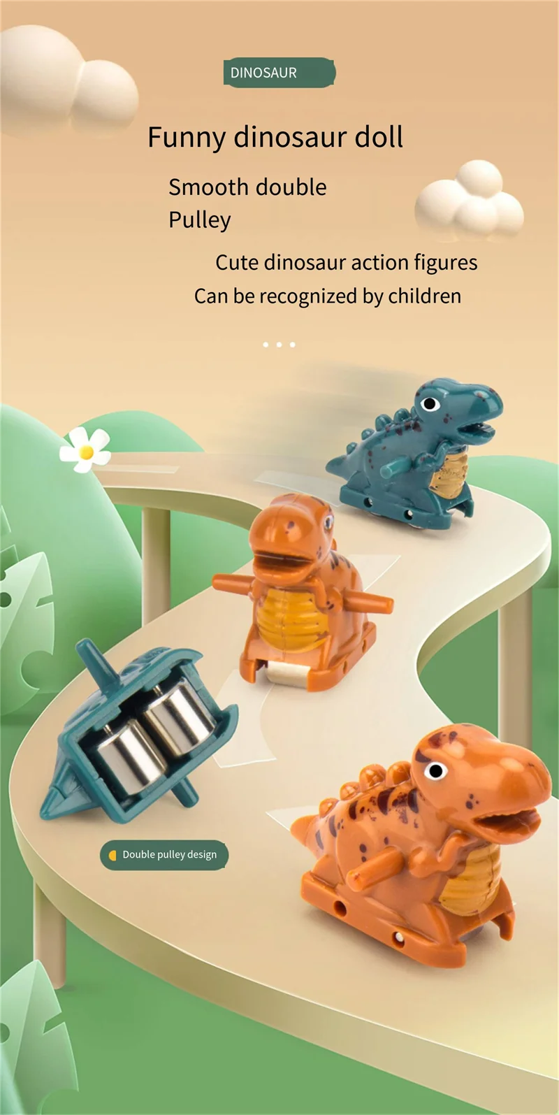 Dino-Glide Electric Slide Track Playset