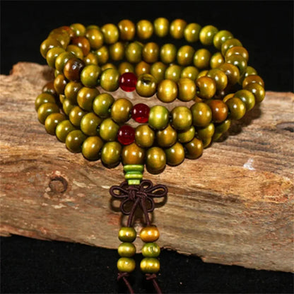Natural Sandalwood 108 Bead Meditation Bracelet