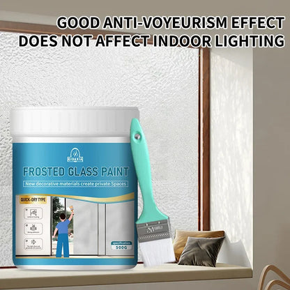 Frosted Glass Privacy Paint – Water-Based DIY Solution for Glass Surfaces