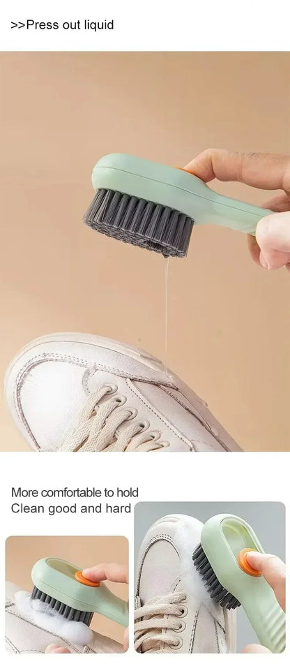 Multifunctional Soap-Dispensing Cleaning Brush