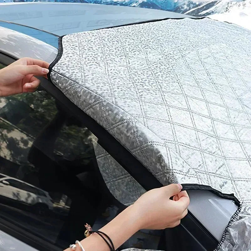 All-Season Car Windshield Cover with Side Mirror Protection