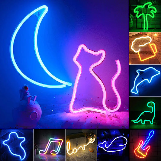 USB/Battery-Powered LED Neon Sign