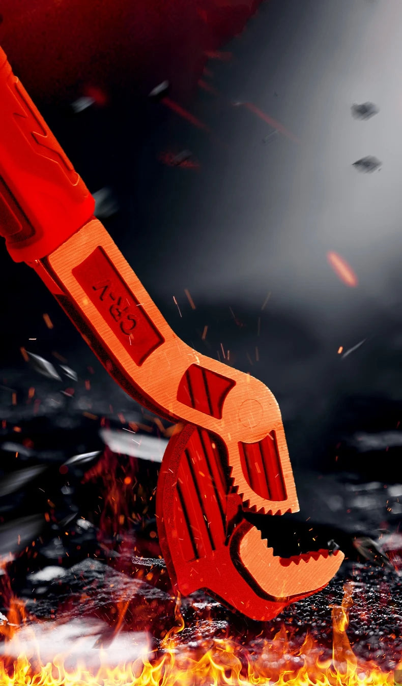 Self-Locking Adjustable Plumber Wrench – CR-V Steel (6 / 8 / 10 / 12 inch)