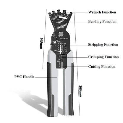 Multifunctional Wire Stripping and Cutting Pliers for Electricians