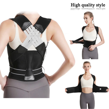 Adjustable Breathable Posture Corrector for Back and Shoulder Support