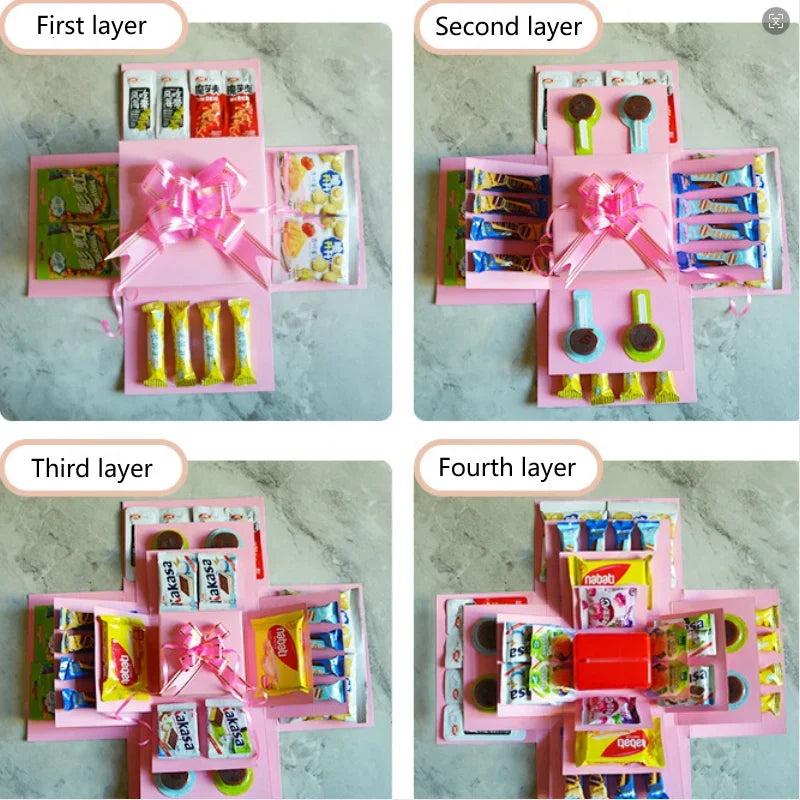 DIY Explosion Gift Box – 5-Layer Surprise Box for All Occasions