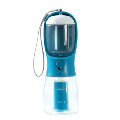 All-in-One Dog Travel Kit — Water, Food & Waste Bags in One Bottle