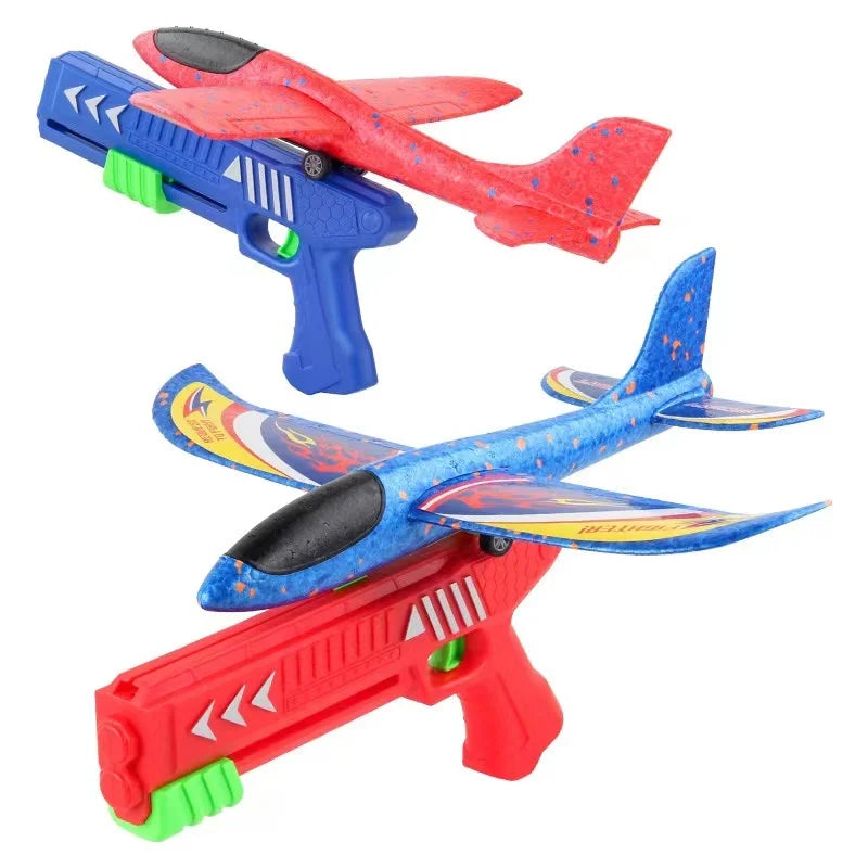 Foam Plane Launcher – Exciting Outdoor Catapult Toy for Kids