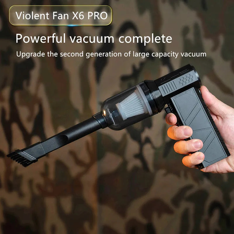 X6 TurboJet – 140,000 RPM Handheld Air Blower & Vacuum Cleaner with High-Capacity Battery