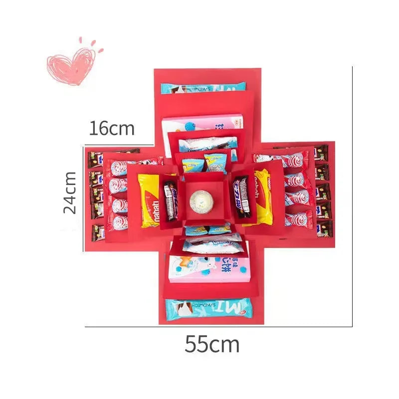 DIY Explosion Gift Box – 5-Layer Surprise Box for All Occasions