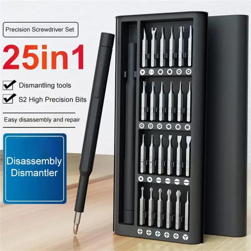 25-in-1 Precision Magnetic Screwdriver Set